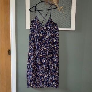 GAP Pink and Purple Spaghetti Strap Sundress